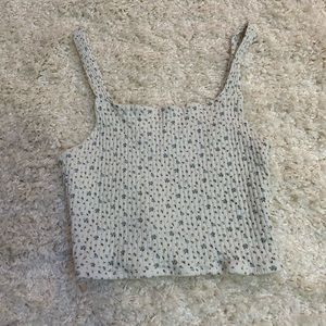 Cropped floral tank top from American Eagle
